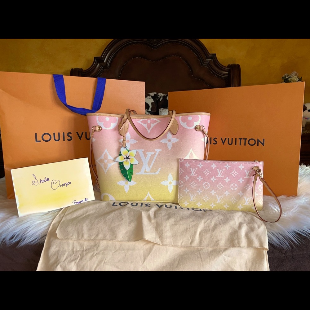 Louis Vuitton Neverfull MM 2021 summer by the Pool collection